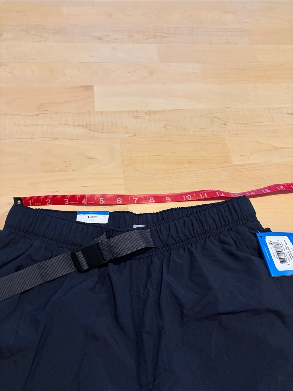 NWT Columbia Palmerston Peak Men’s Shorts Size Small Navy Omni-Shade - Picture 3 of 5
